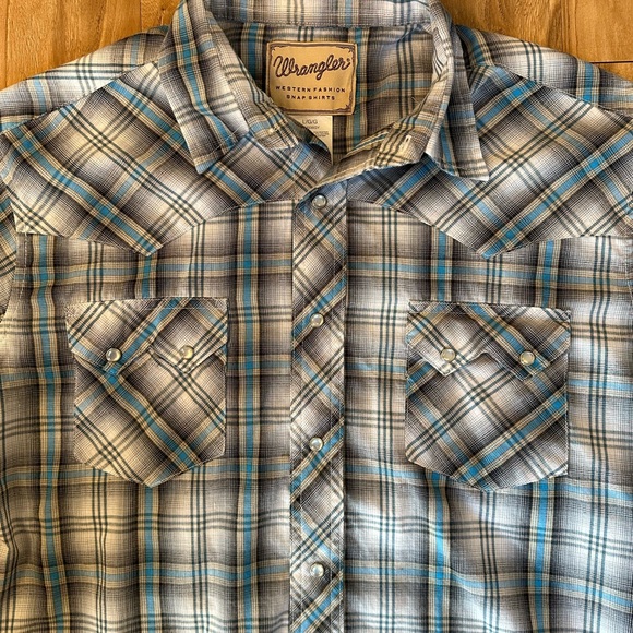 **WRANGLER** vintage western button down SIZE LARGE - Picture 6 of 6